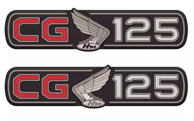 Honda CG 125 emblem