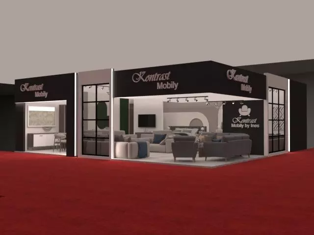 3D Stand for Furniture Display 3D model_0