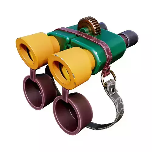 Binoculars pair of on strap