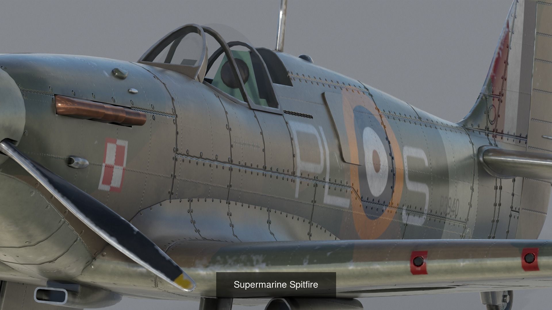 Vintage Military Aircraft 3D Model Collection_4