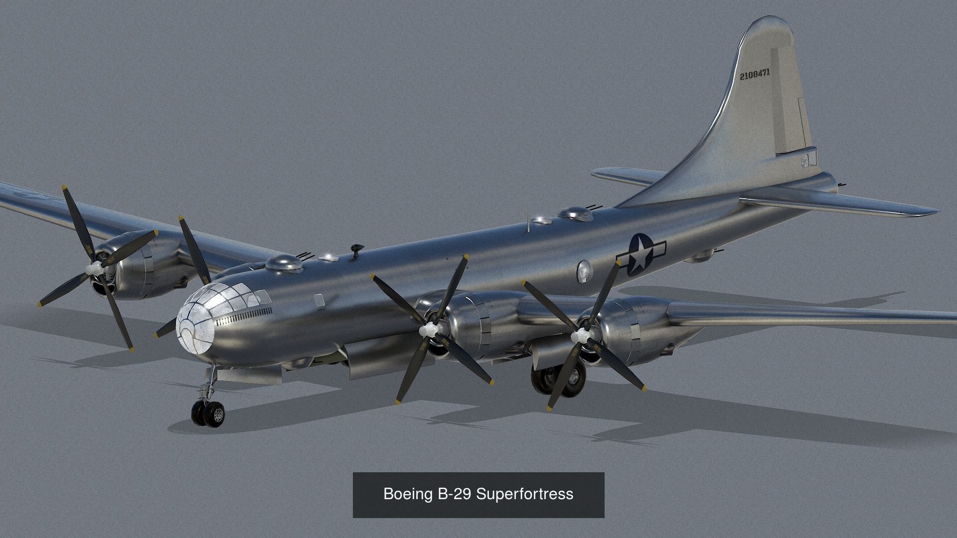 Vintage Military Aircraft 3D Model Collection