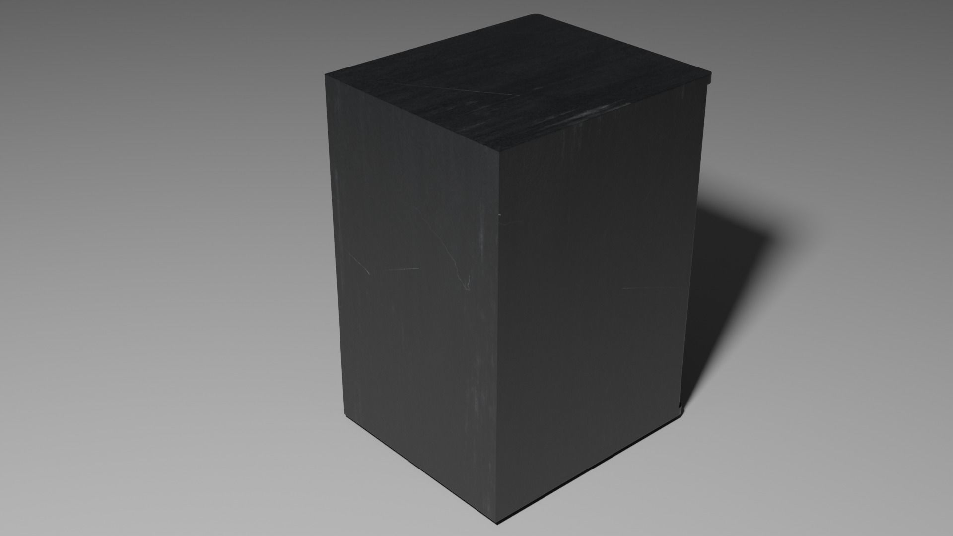 Speaker box Low-poly 3D model_4