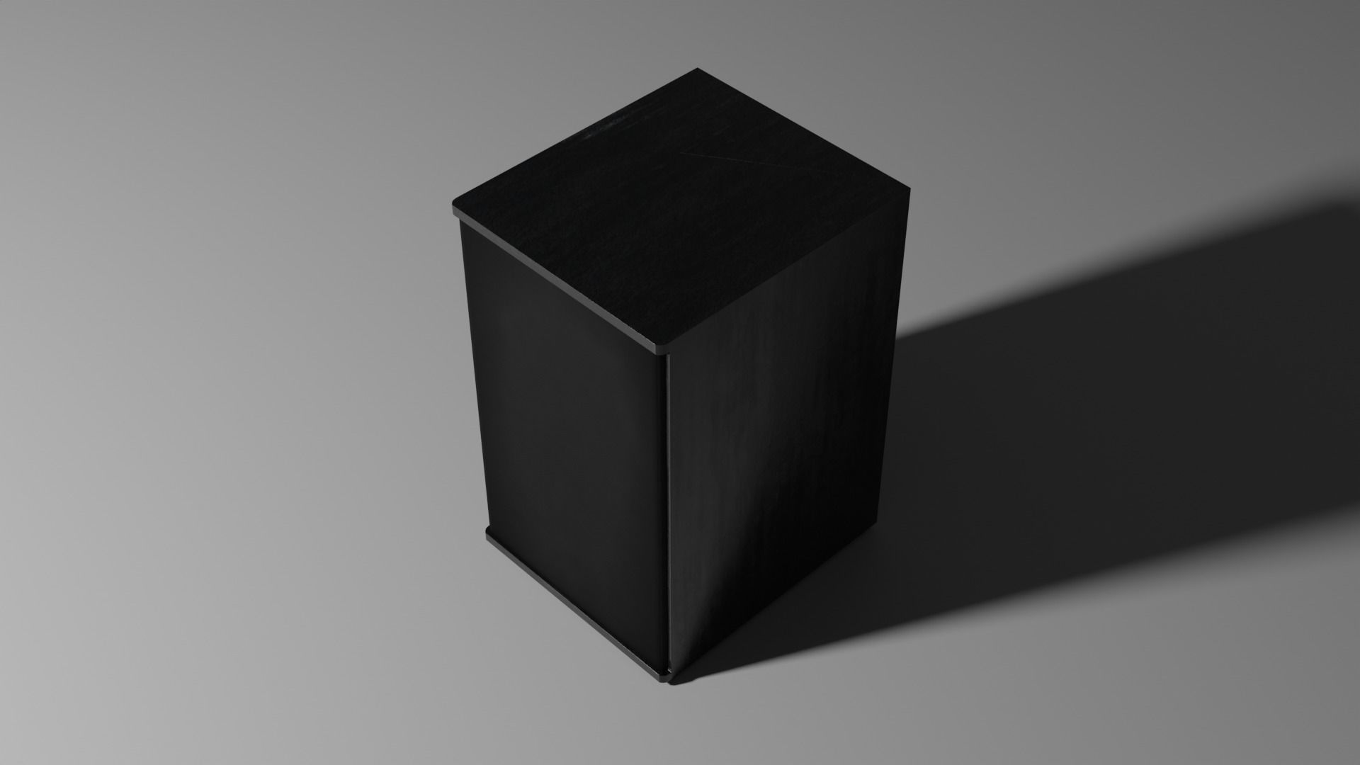 Speaker box Low-poly 3D model_2