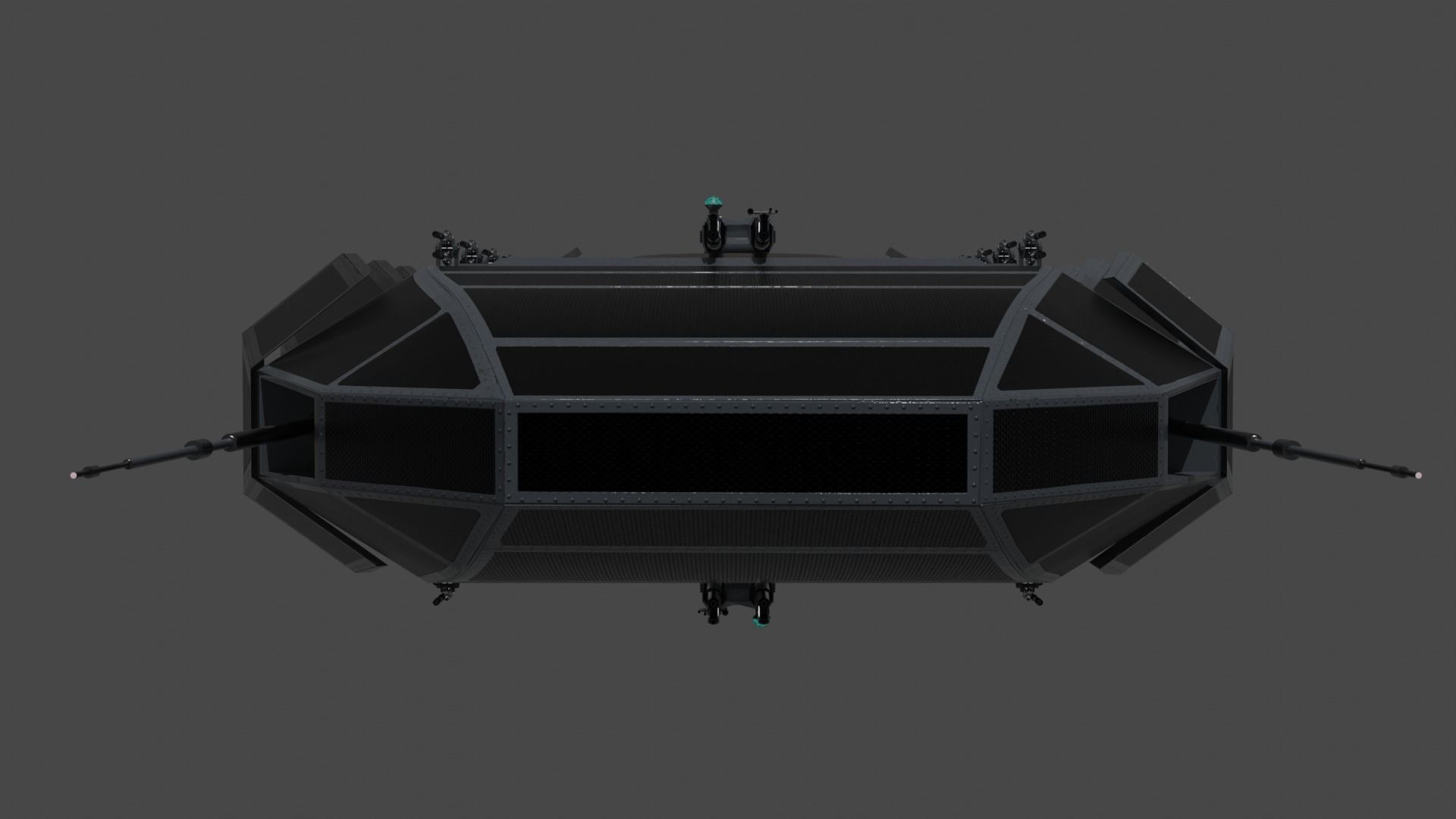 Archimedes-class Escort Frigate Low-poly 3D model_1