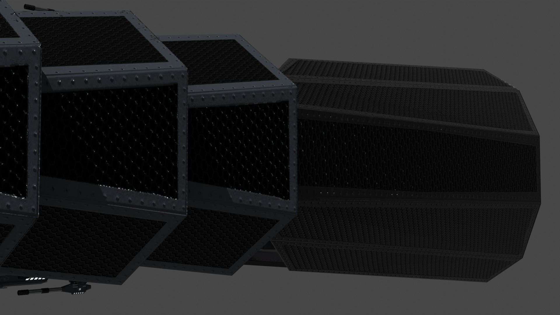 Archimedes-class Escort Frigate Low-poly 3D model_6