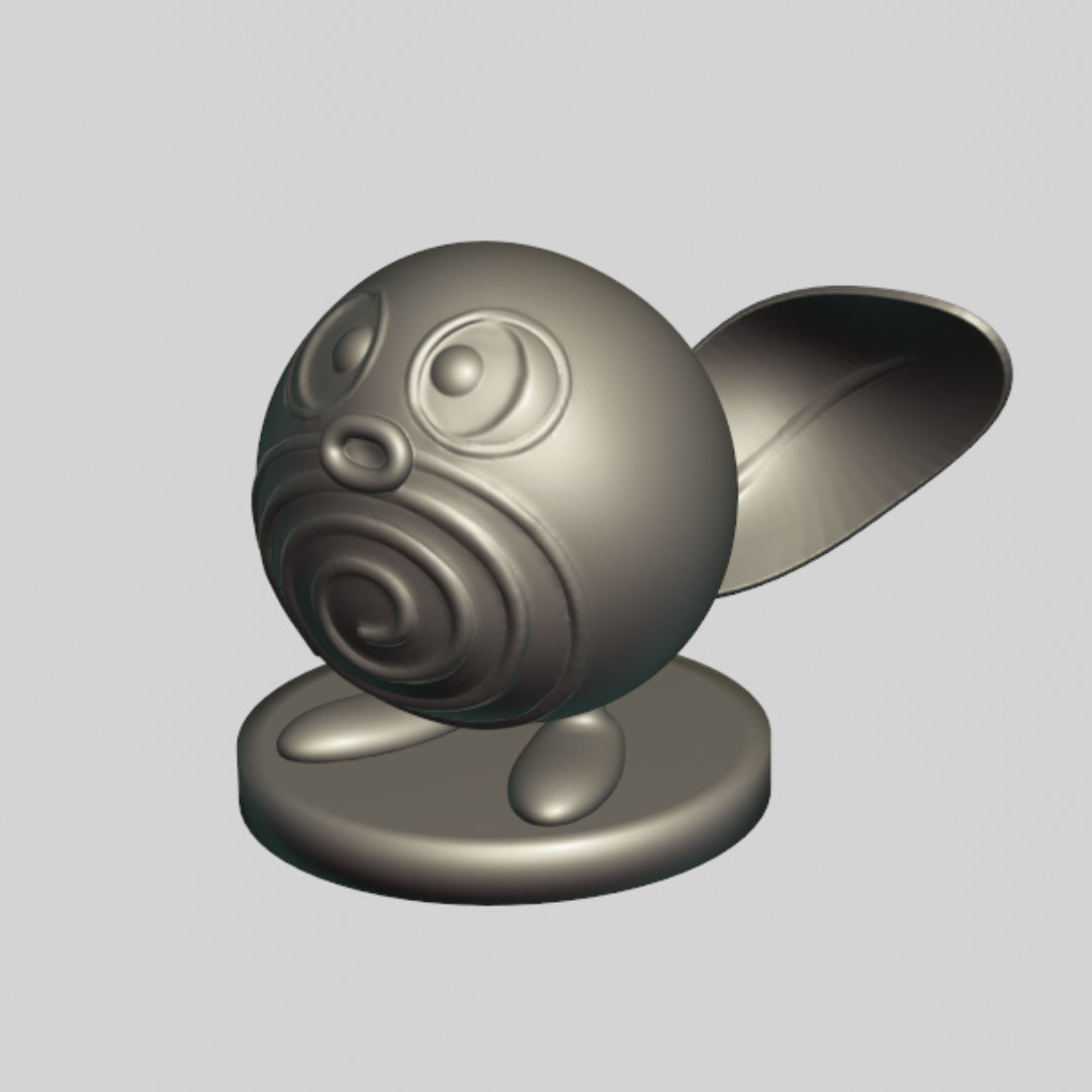 Poliwag 3D print model_7