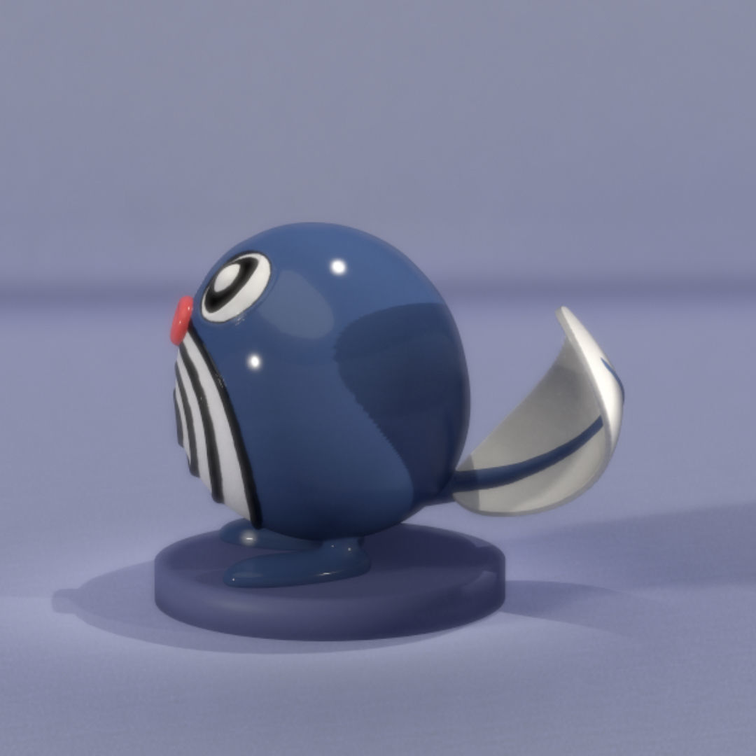 Poliwag 3D print model_2