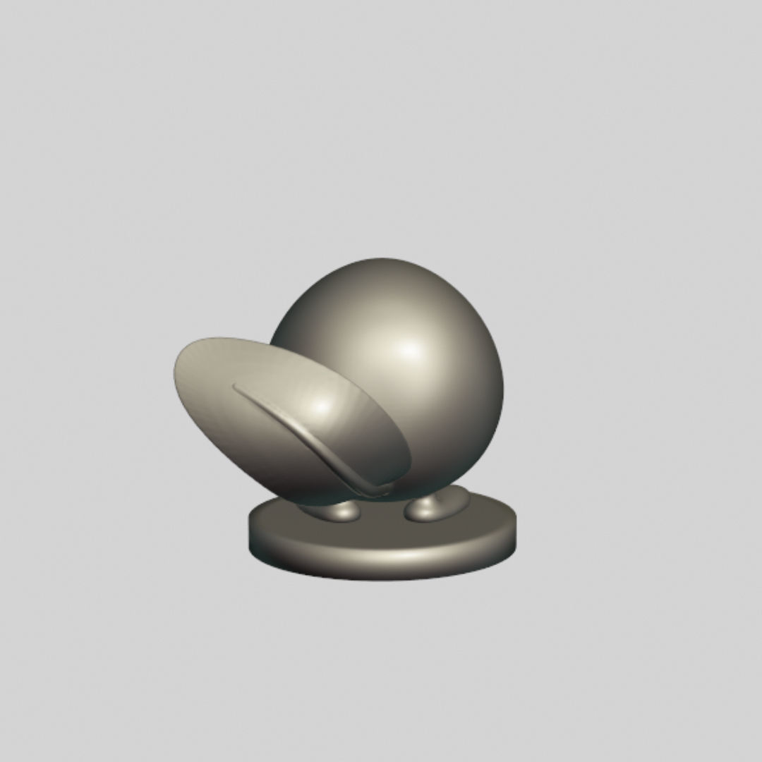 Poliwag 3D print model_4