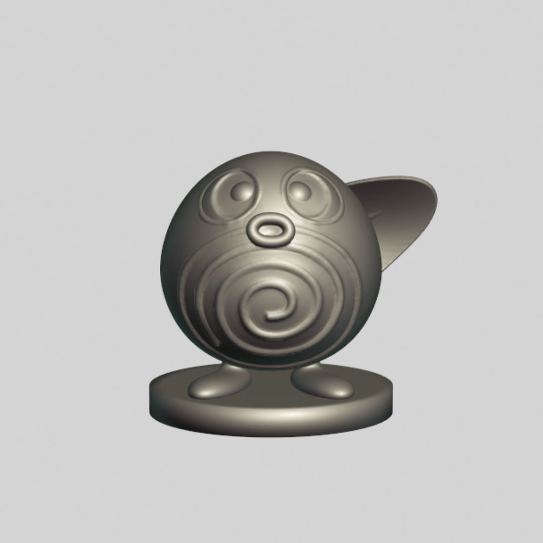 Poliwag 3D print model_6
