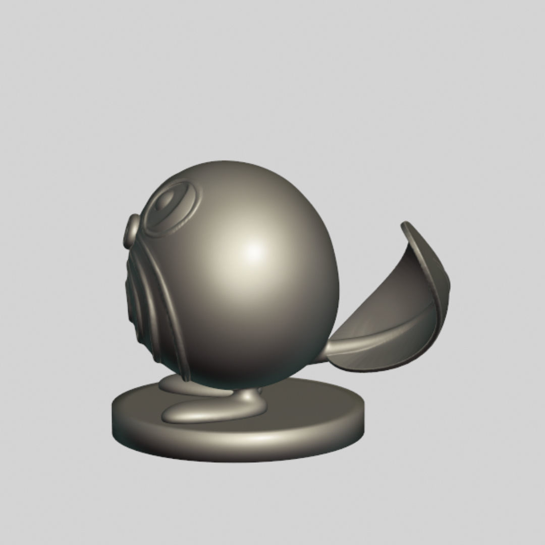 Poliwag 3D print model_5