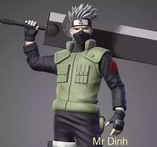 Hatake Kakashi with Kubikiribocho