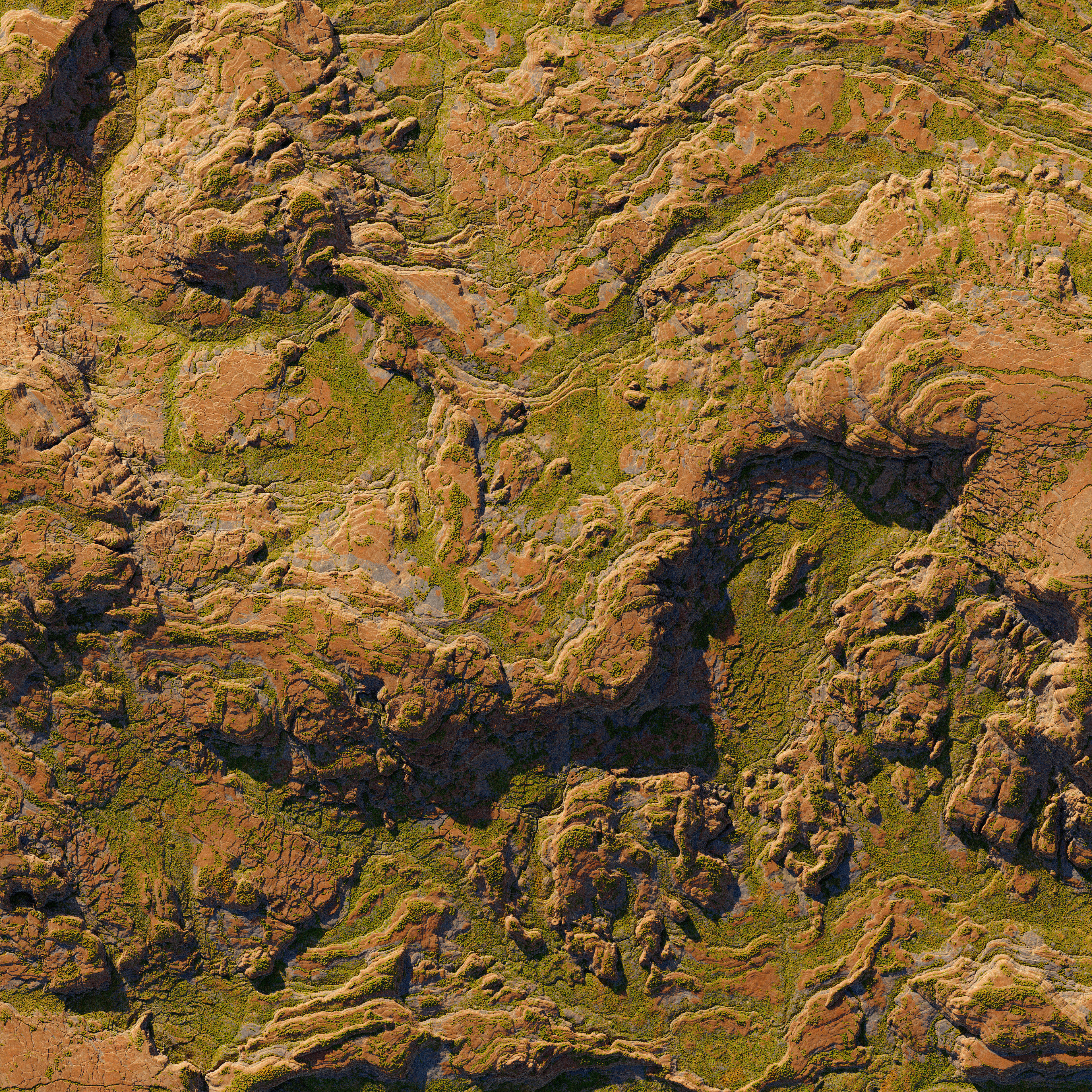 Arid Landscape 3D Model Low-poly 3D model_2