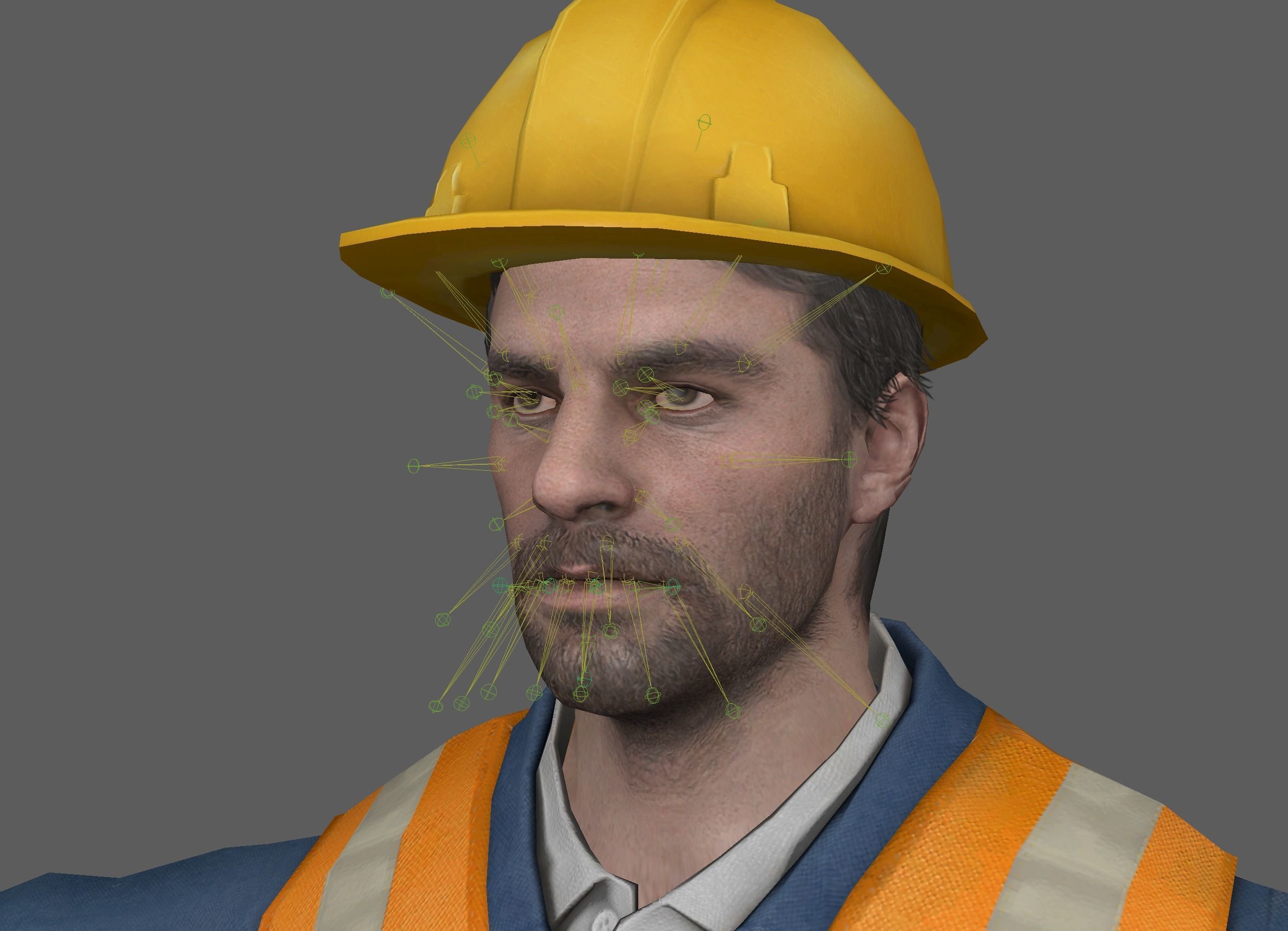 Construction Worker  3D model_17