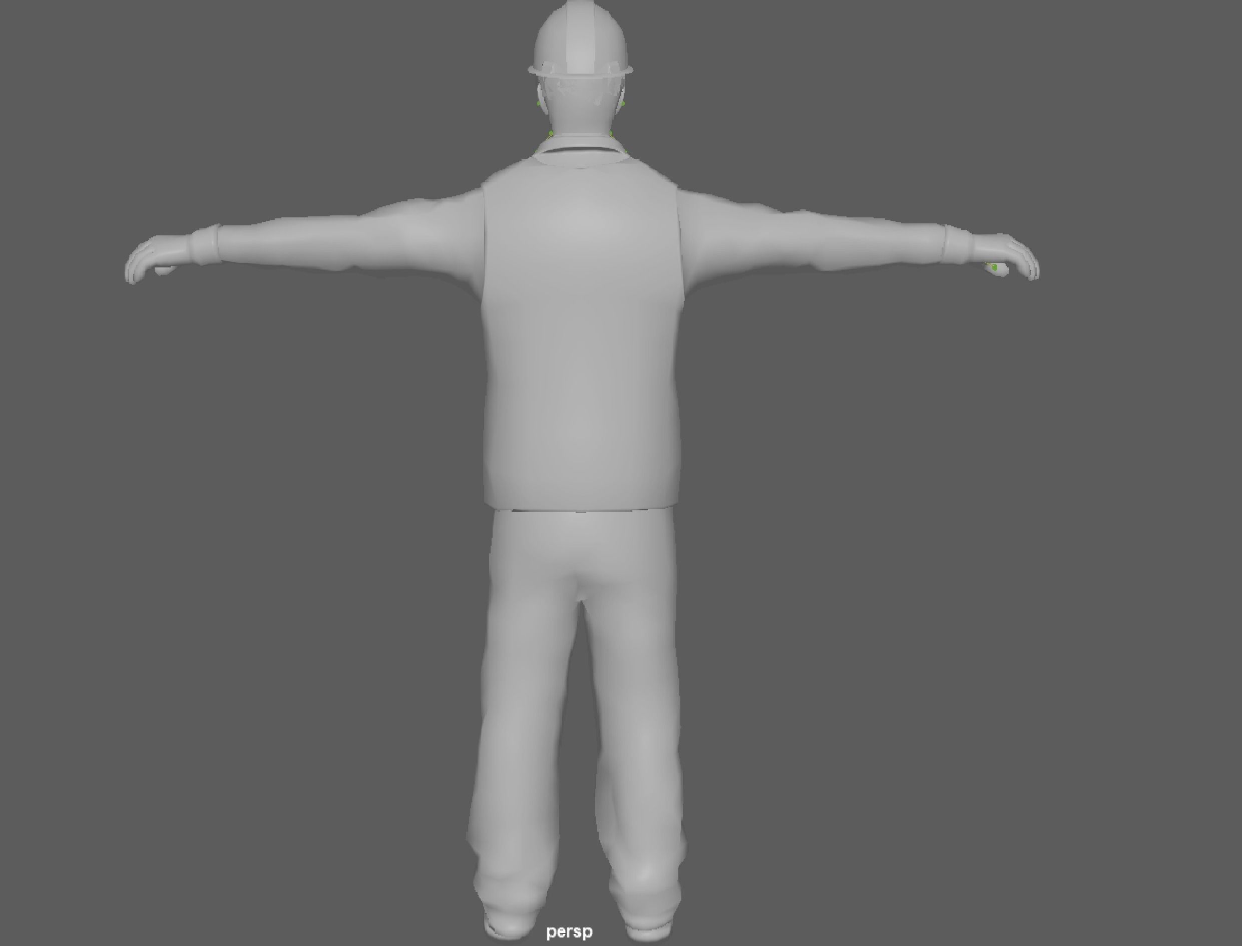 Construction Worker  3D model_12