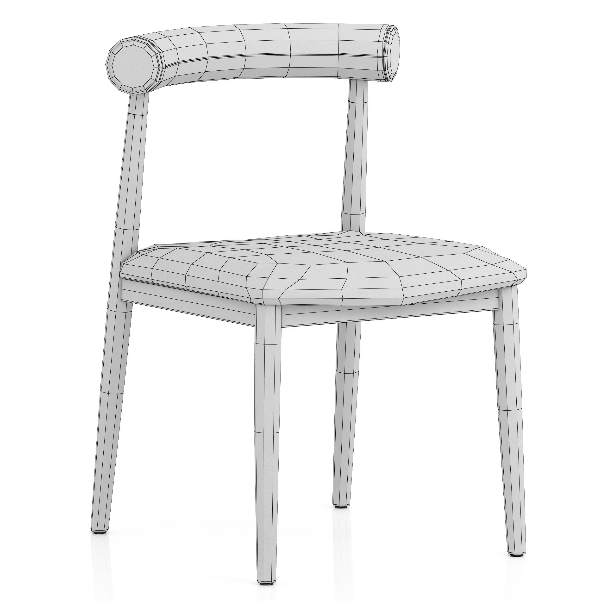 Dantone Home Naomi bukle chair 3D model_8