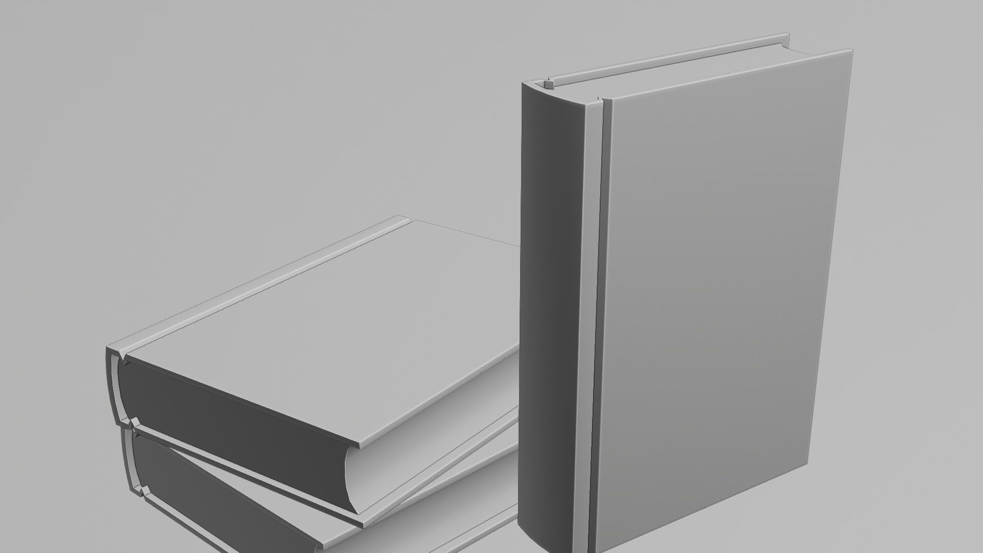 The Default Cube Masterclass Book Low-poly 3D model_6