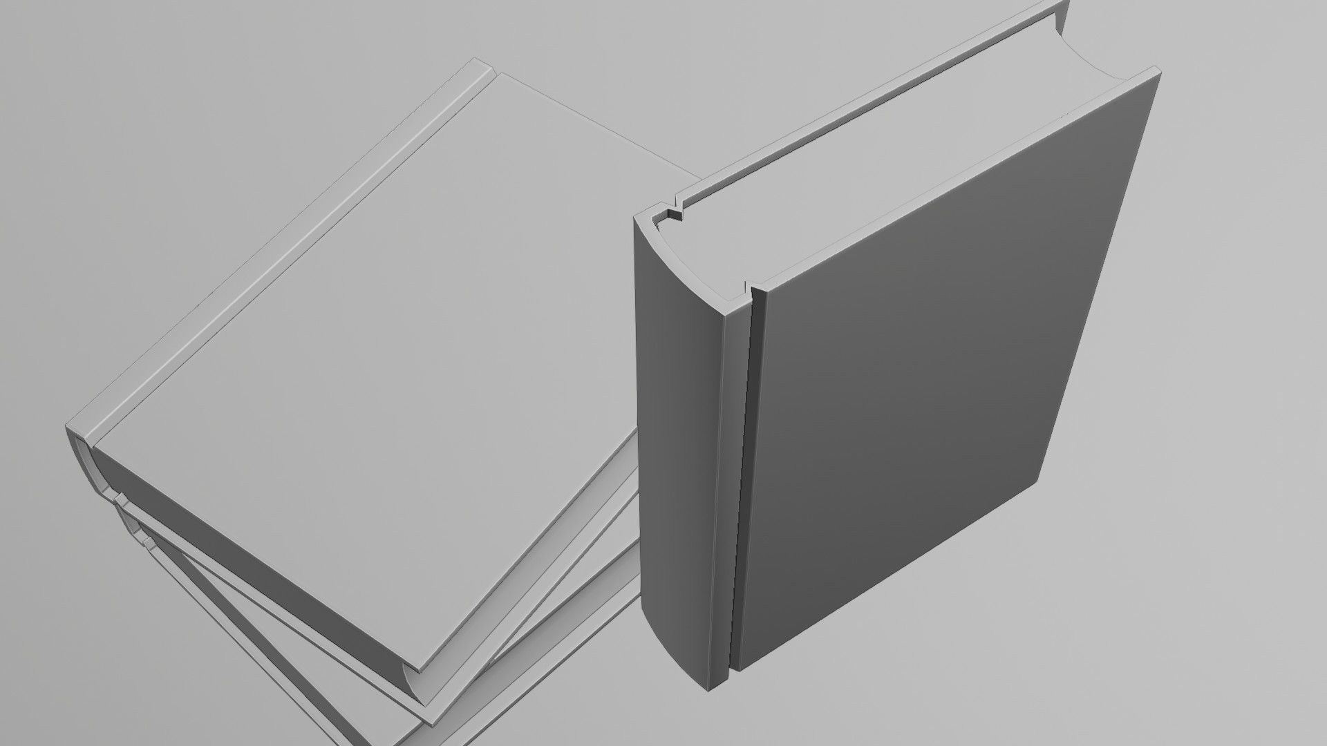 The Default Cube Masterclass Book Low-poly 3D model_10