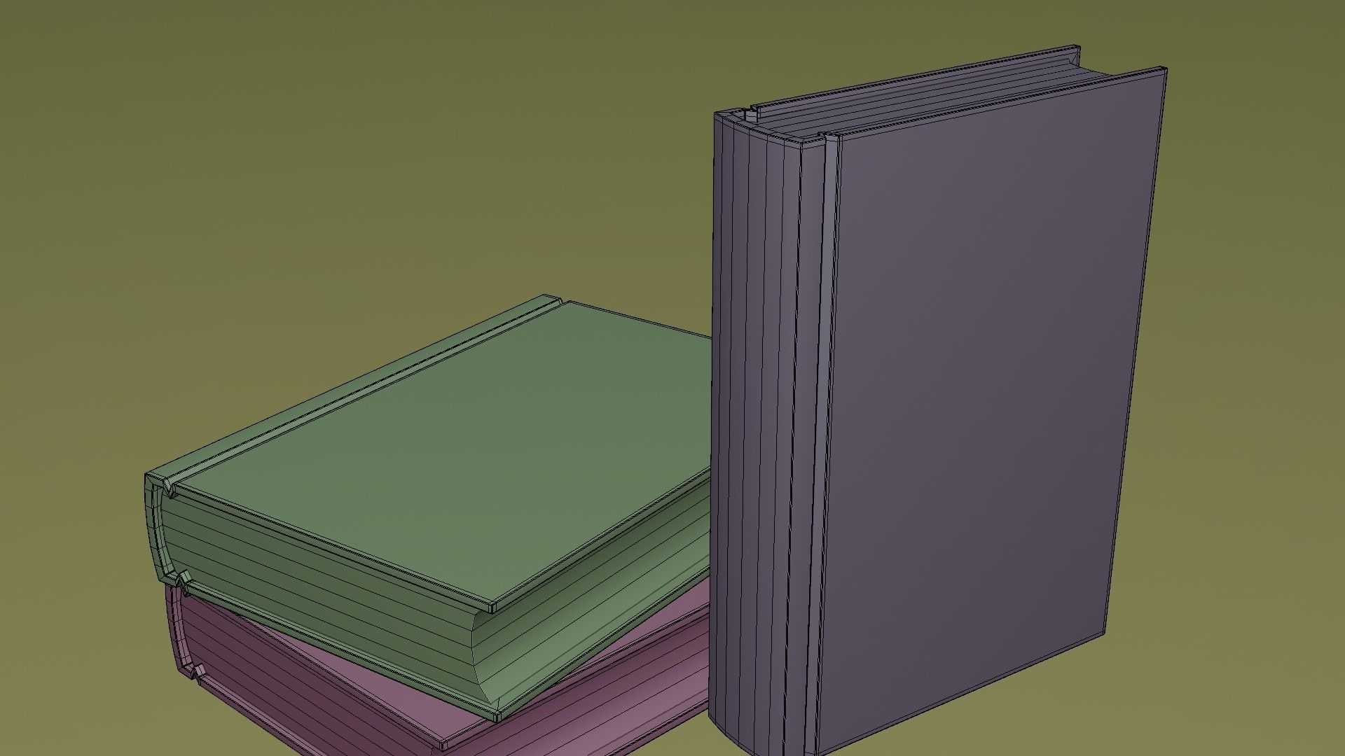 The Default Cube Masterclass Book Low-poly 3D model_11