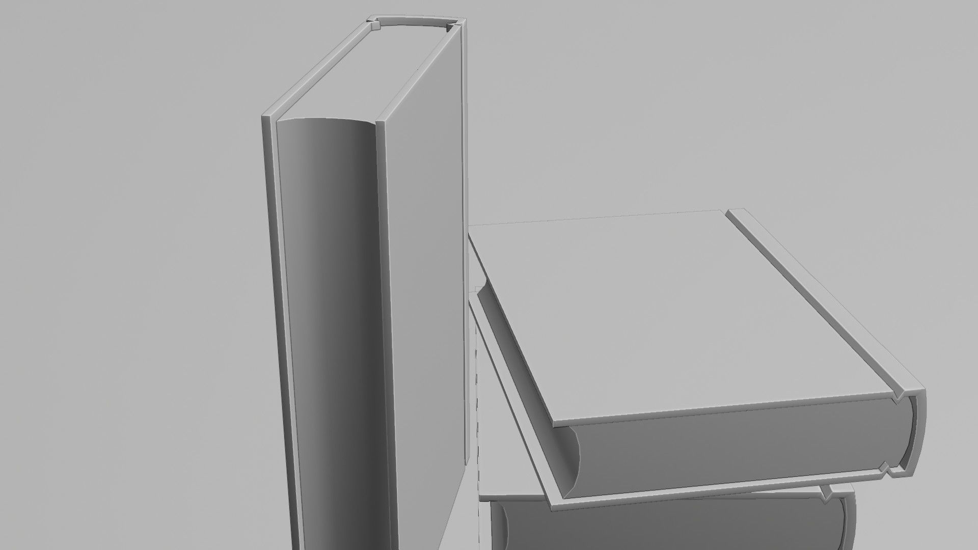 The Default Cube Masterclass Book Low-poly 3D model_8