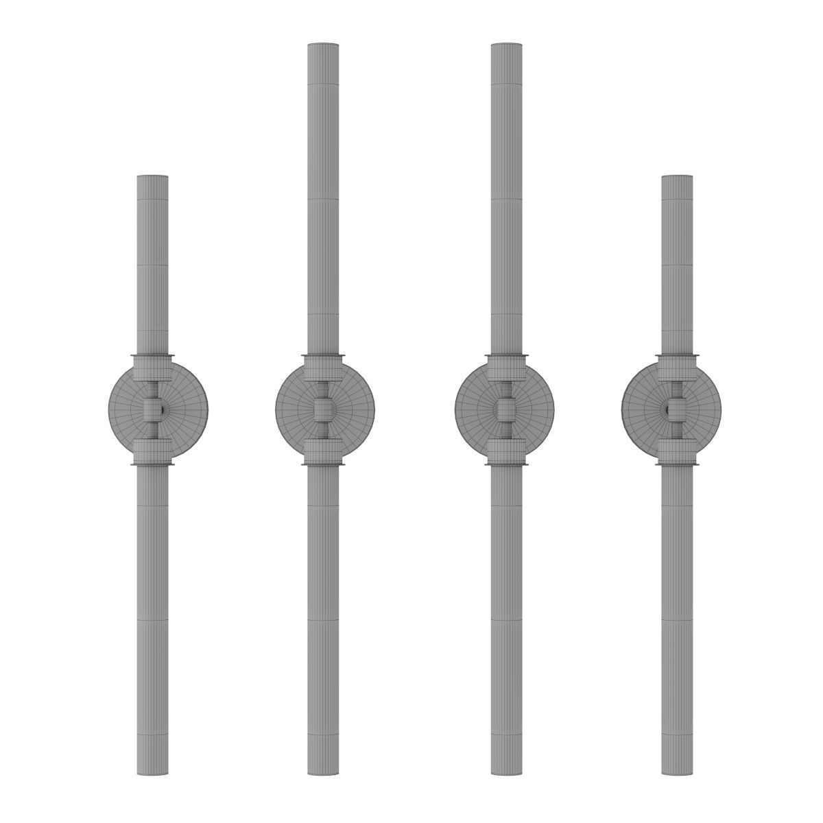 Linger wall bath sconce by Tech Lighting 3D model_1