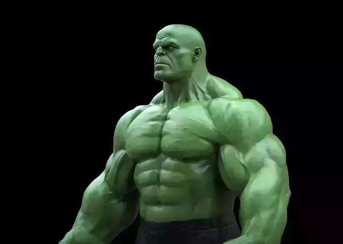 Hulk Anatomy-Basemesh 3D model
