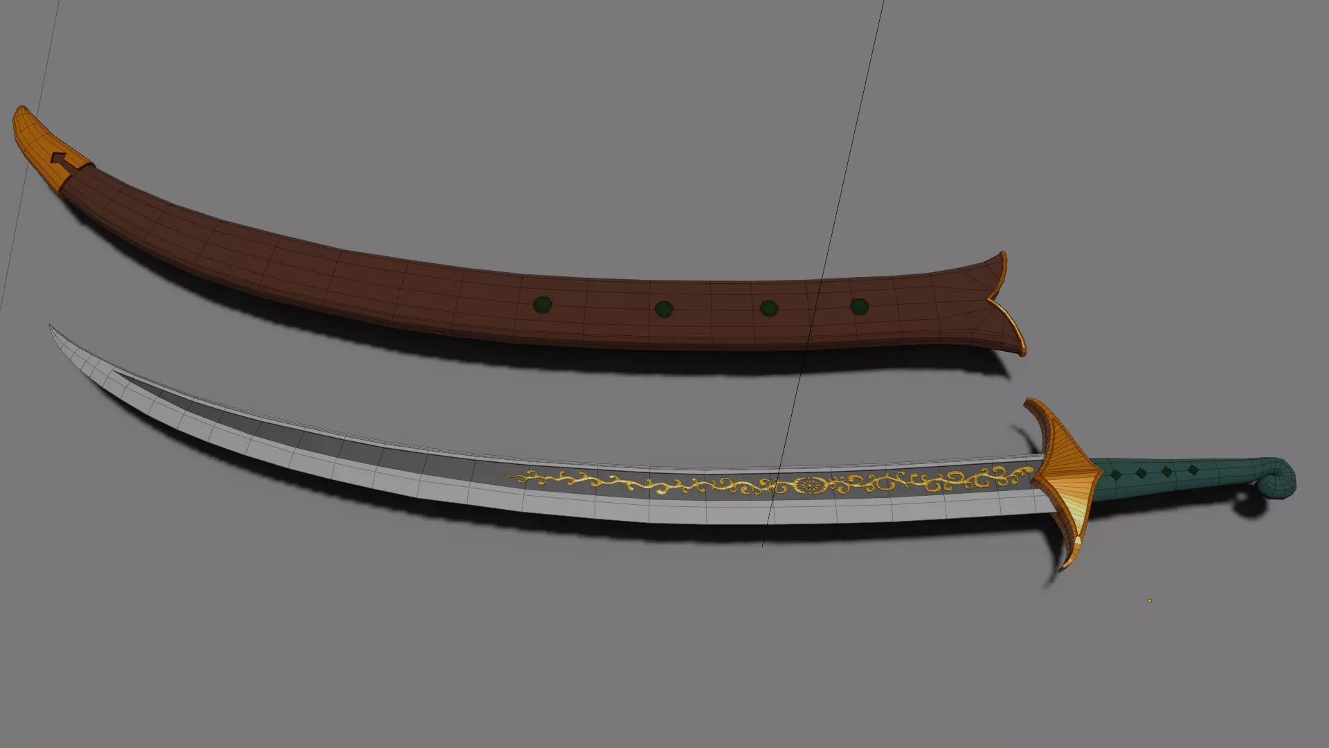 Snakes Sword from Vinland Saga 3D print model_0