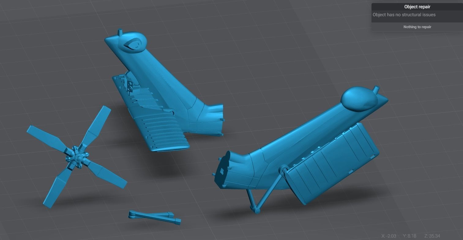 HH 60H RescueHawk Scale model 3D print model_5