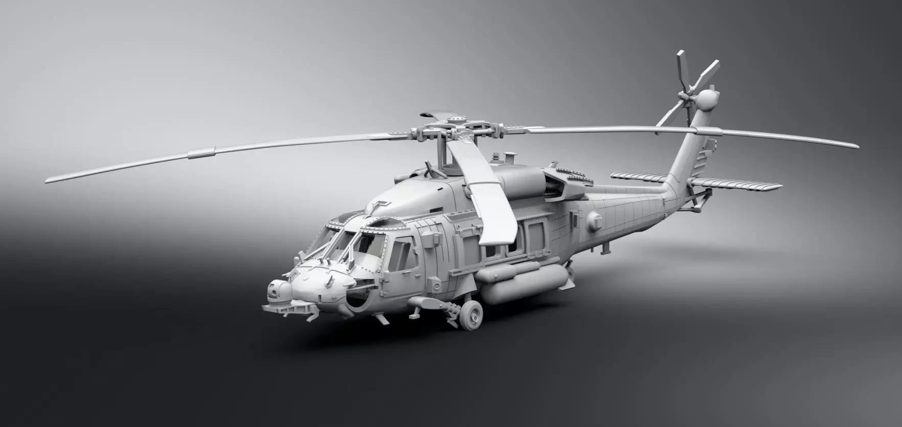 HH 60H RescueHawk Scale model 3D print model_0