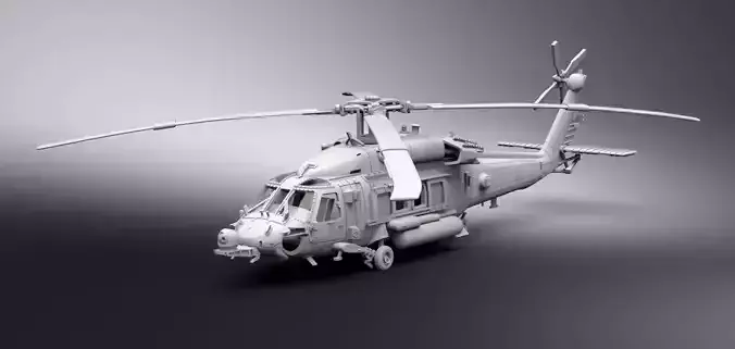 HH 60H RescueHawk Scale model 3D print model