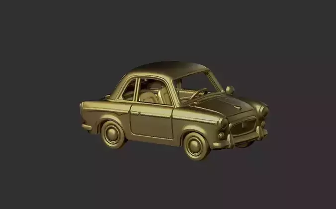 Car  pony toy 3d model 