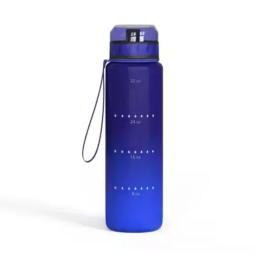 Sports Water Bottle with Time Marker