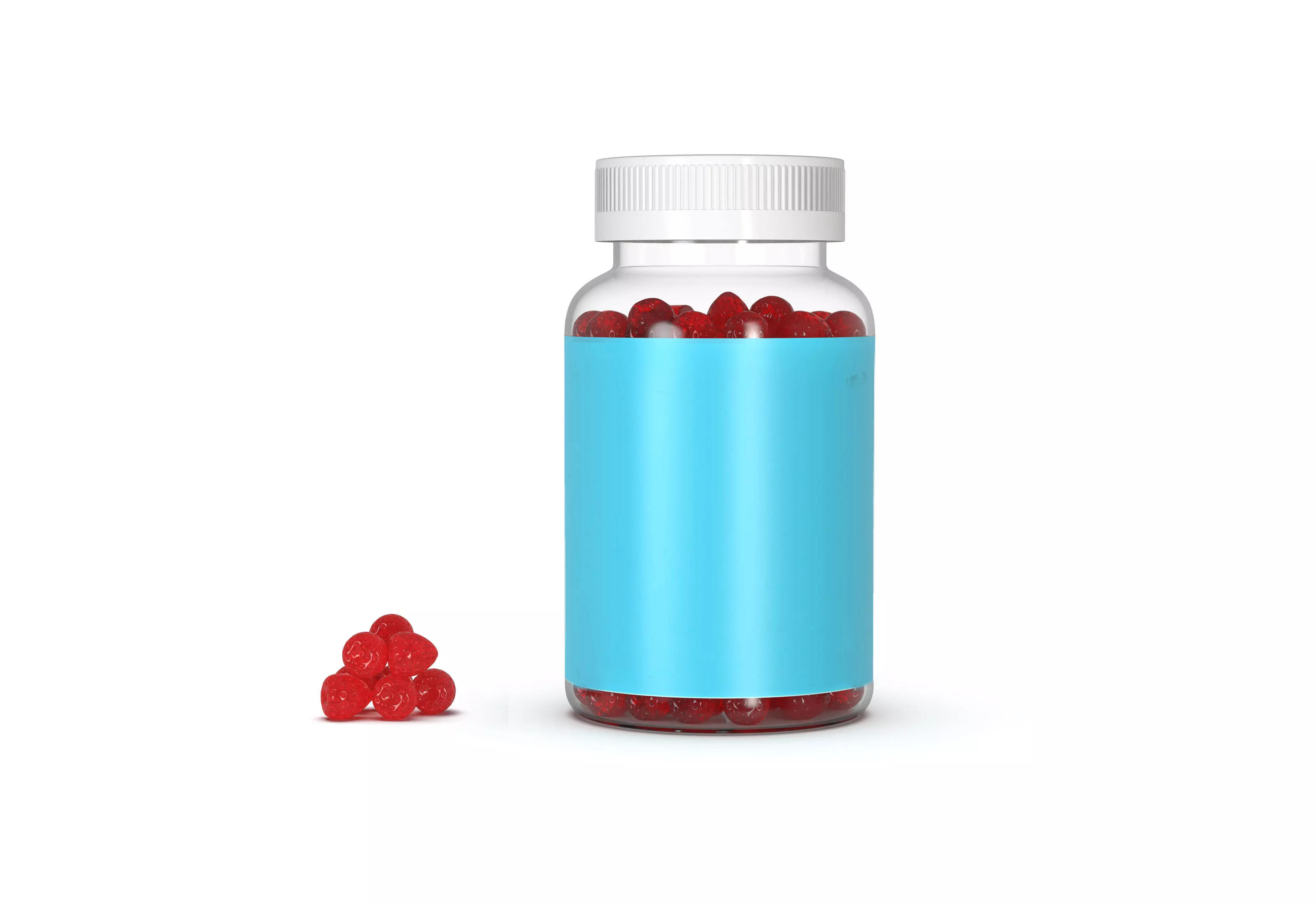 Gummy bottle 3D model