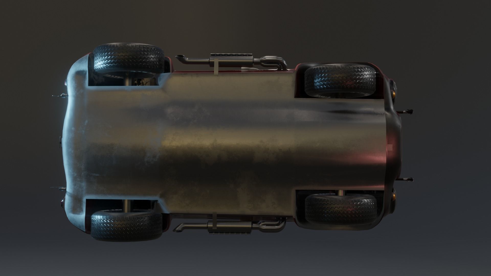 Low poly Ac cobra car Low-poly 3D model_12