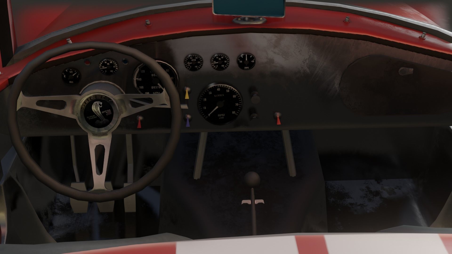 Low poly Ac cobra car Low-poly 3D model_18