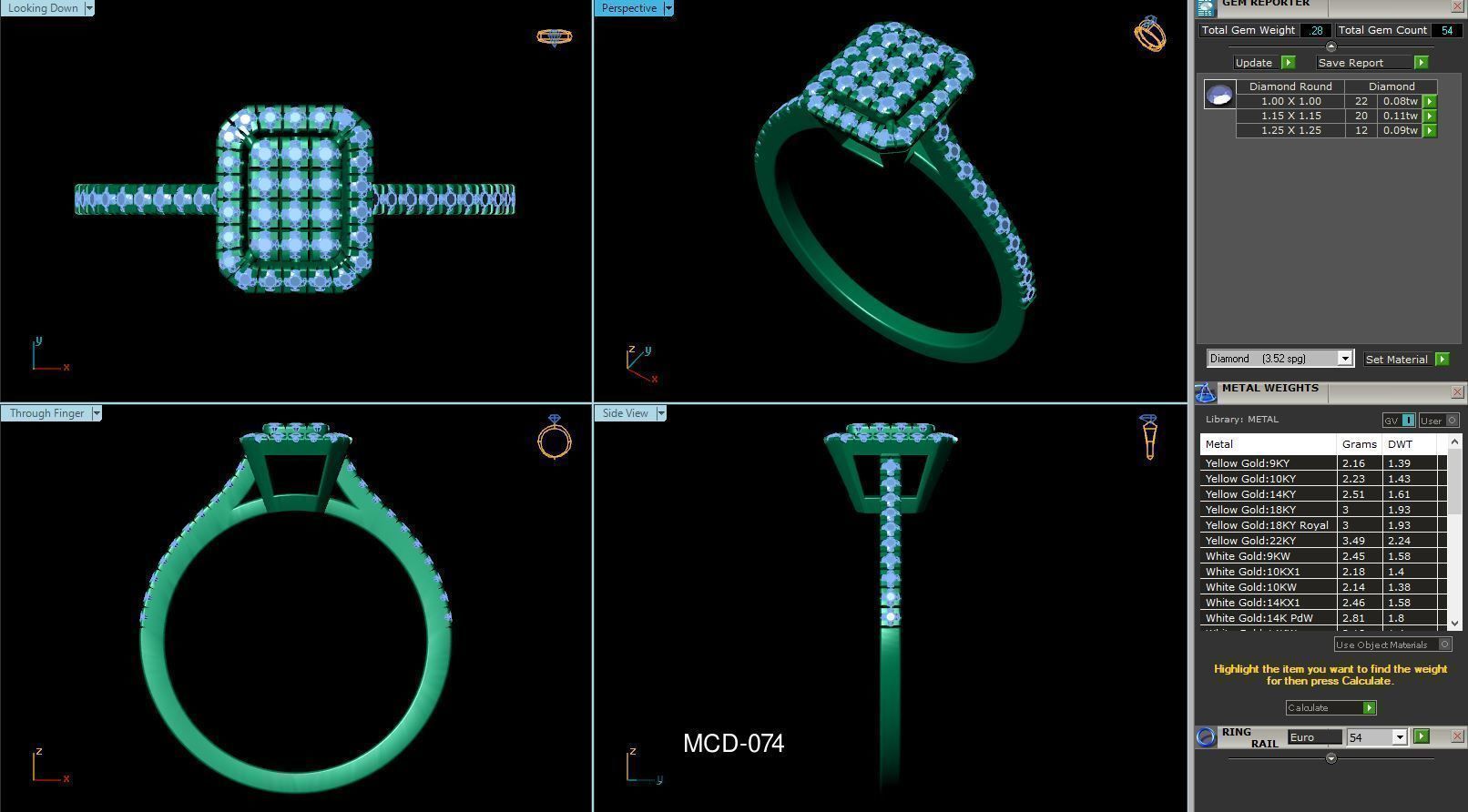 3DM-STL 60 FANCY RING FILES 3D Model Collection_19