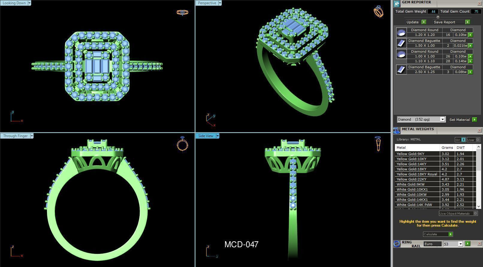 3DM-STL 60 FANCY RING FILES 3D Model Collection_22