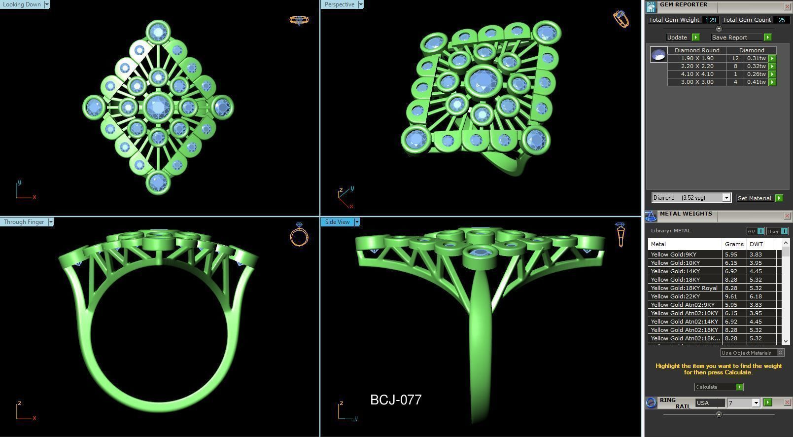 3DM-STL 60 FANCY RING FILES 3D Model Collection_30