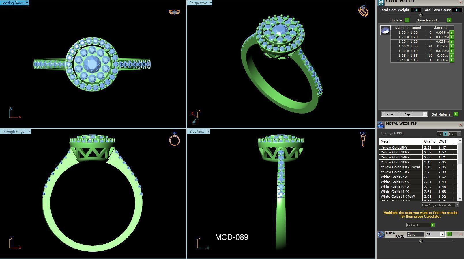 3DM-STL 60 FANCY RING FILES 3D Model Collection_16