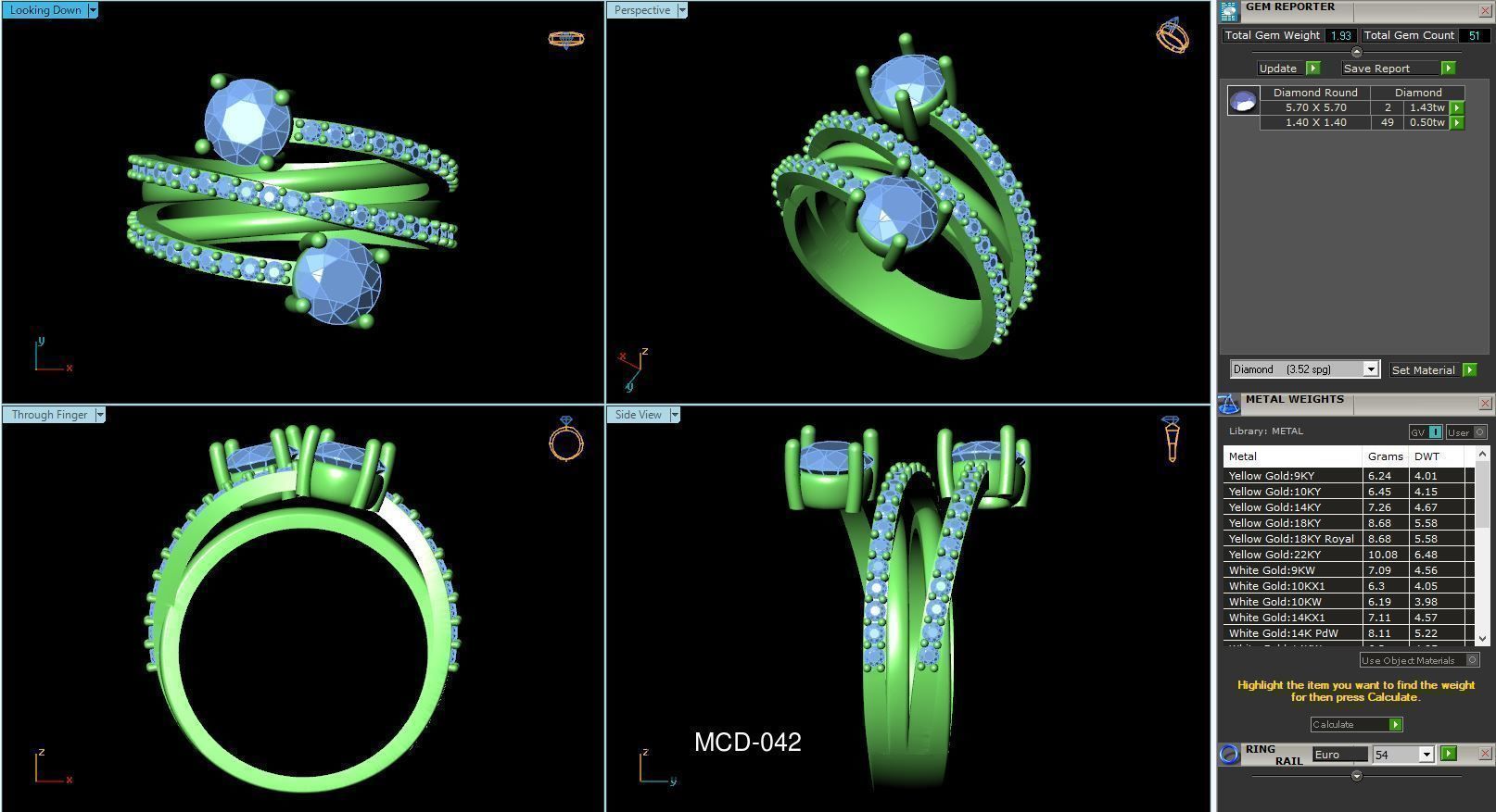 3DM-STL 60 FANCY RING FILES 3D Model Collection_25