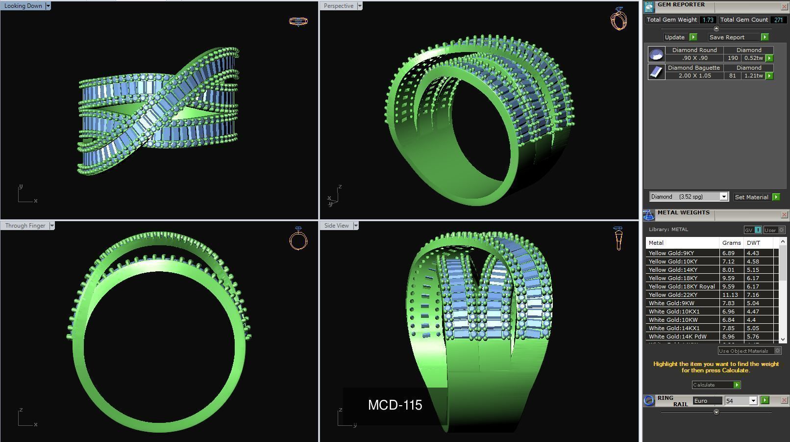 3DM-STL 60 FANCY RING FILES 3D Model Collection_8