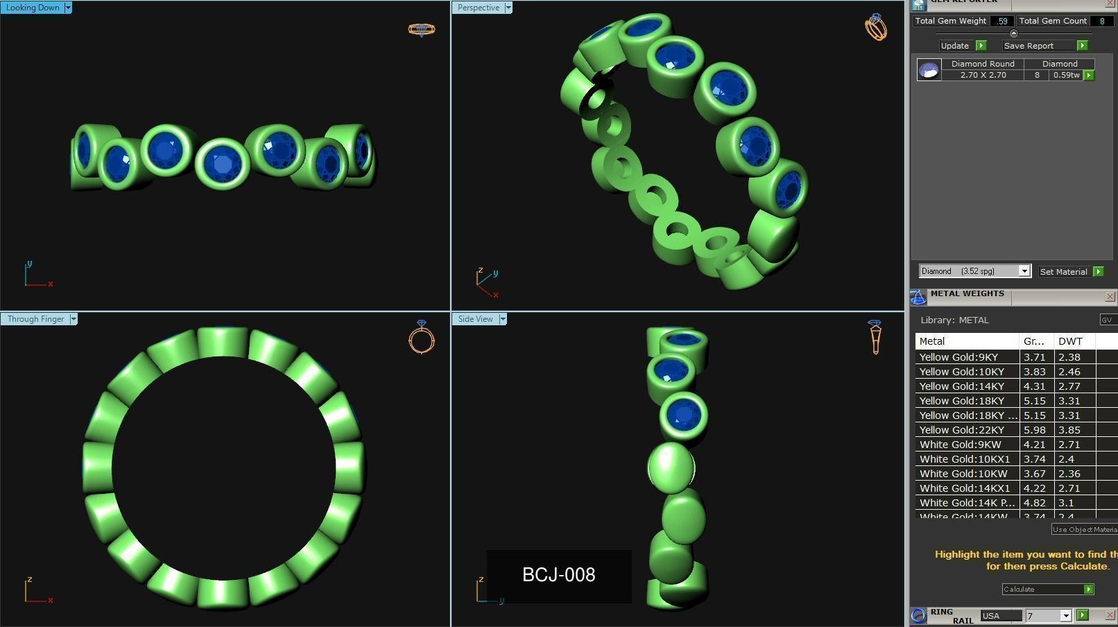 3DM-STL 60 FANCY RING FILES 3D Model Collection_32