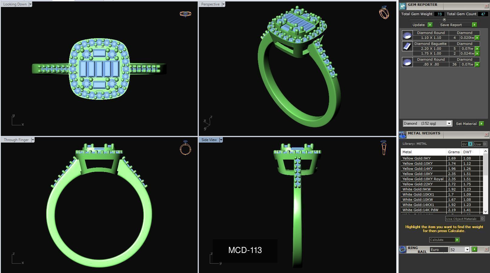 3DM-STL 60 FANCY RING FILES 3D Model Collection_9