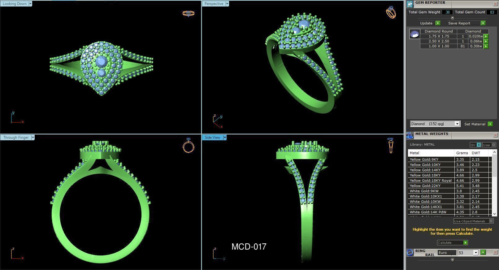 3DM-STL 60 FANCY RING FILES 3D Model Collection_27