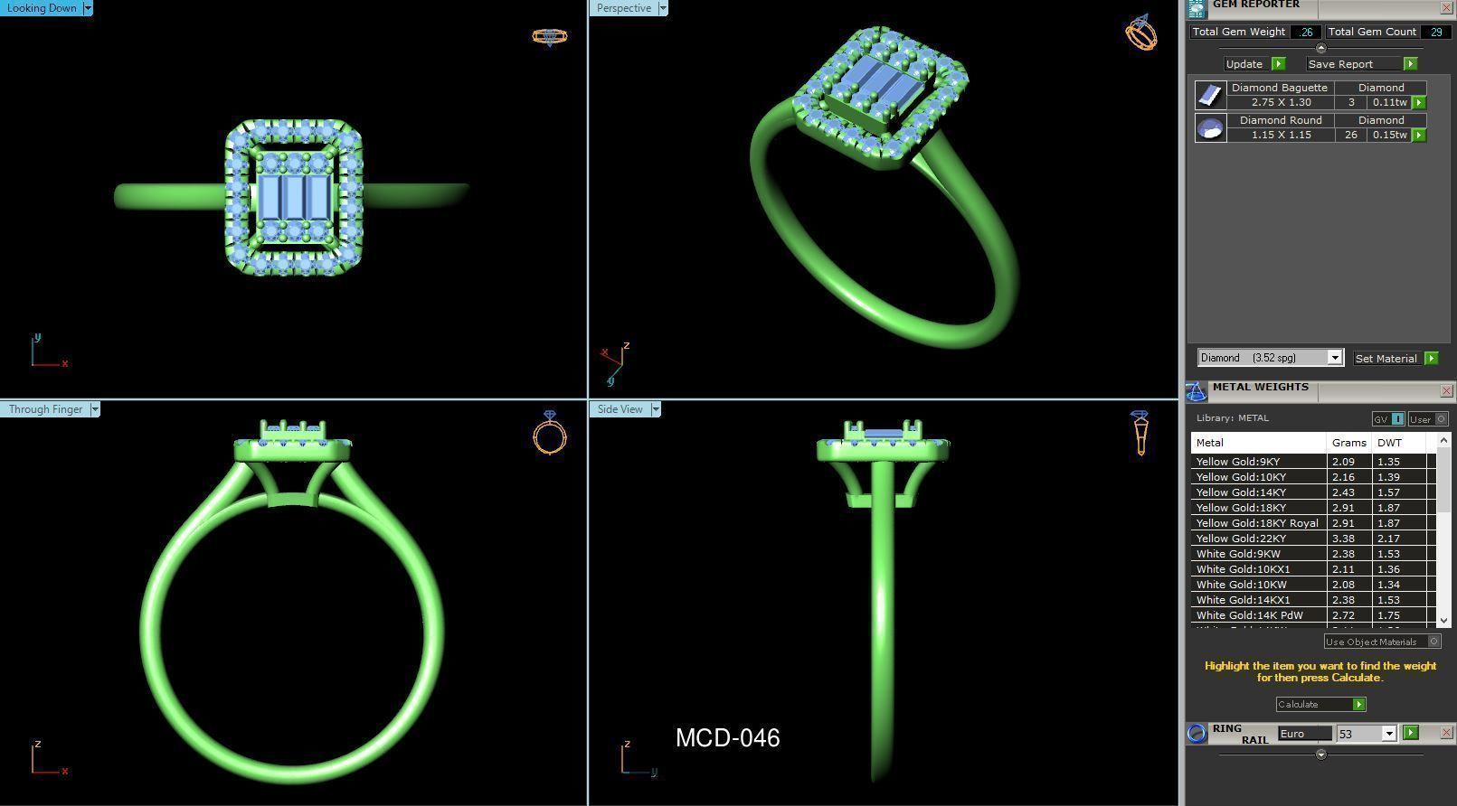 3DM-STL 60 FANCY RING FILES 3D Model Collection_23