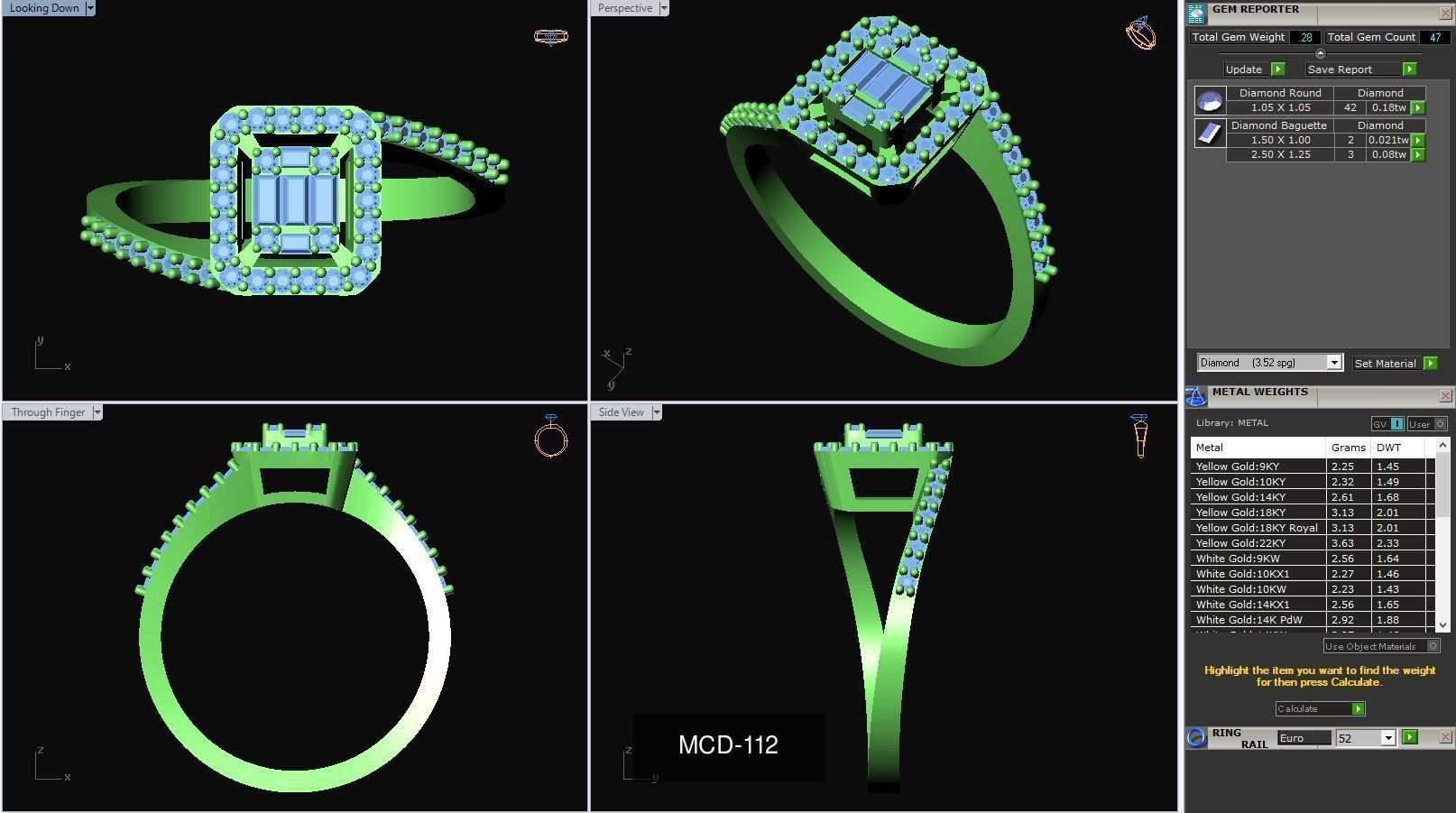3DM-STL 60 FANCY RING FILES 3D Model Collection_10