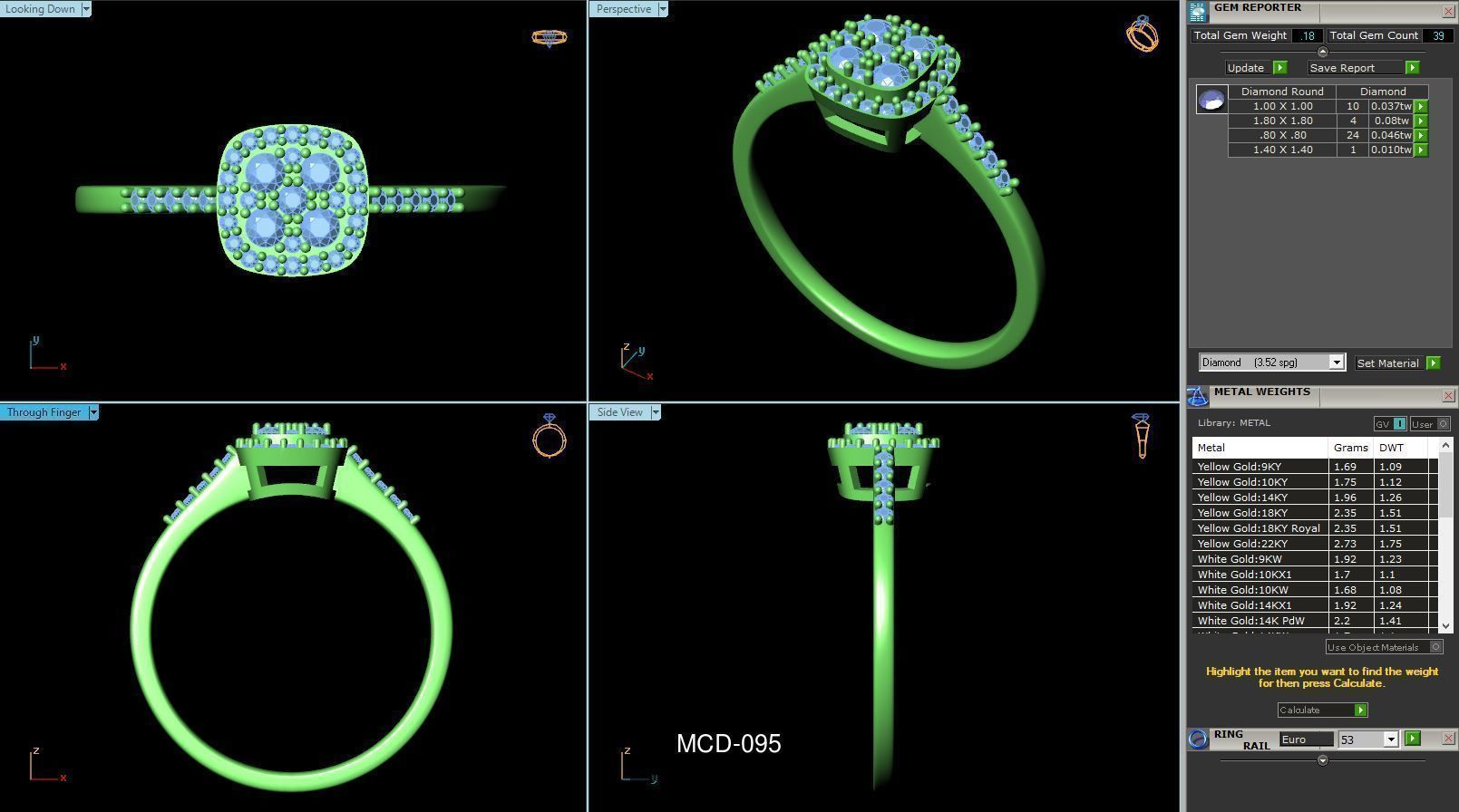 3DM-STL 60 FANCY RING FILES 3D Model Collection_13