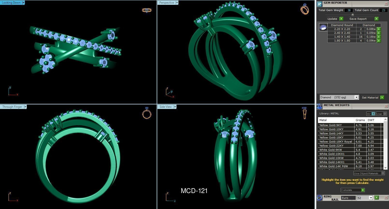 3DM-STL 60 FANCY RING FILES 3D Model Collection_5
