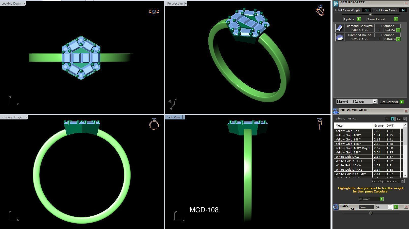 3DM-STL 60 FANCY RING FILES 3D Model Collection_11