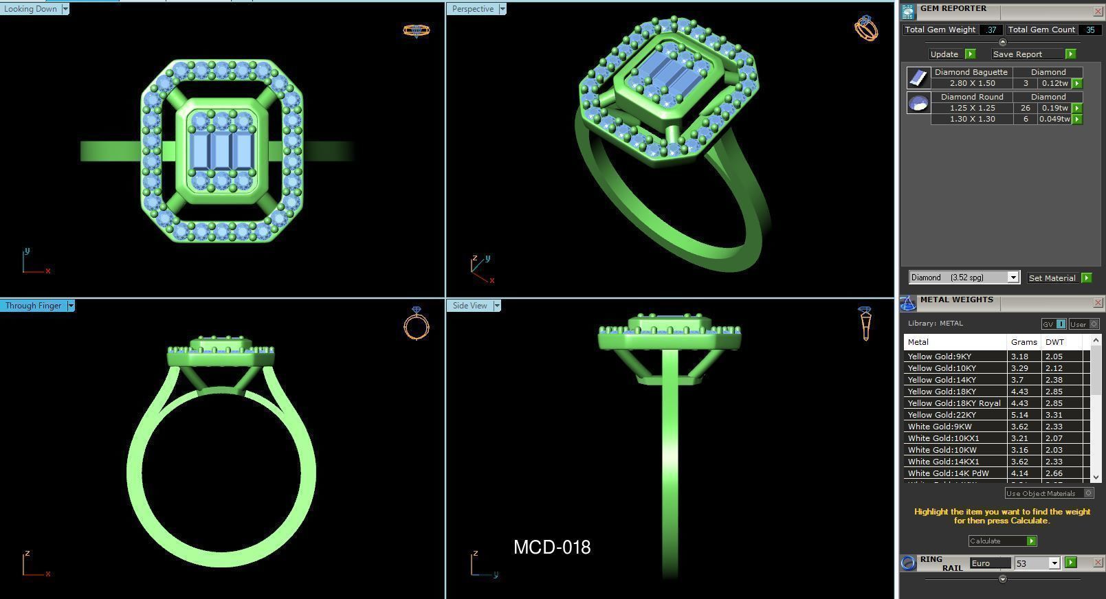 3DM-STL 60 FANCY RING FILES 3D Model Collection_26
