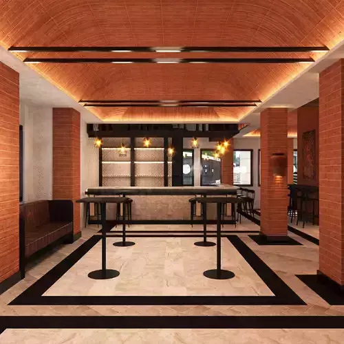 CORONA RENDER - FOYER AND AUDITORIUM